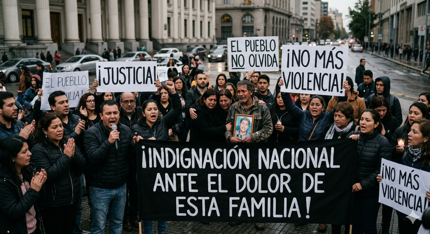 Indignación nacional ante el dolor de una familia